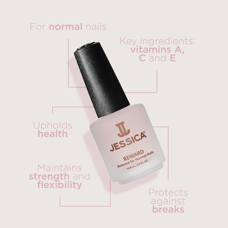 BASE TRATAMIENTO JESSICA REWARD-UÑAS NORMALES Y SALUDABLES 15 ML