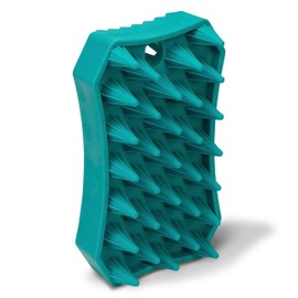 Nature's Specialties Waterproof Dog Bath Brush Scrubber, Rubber Curry Brush Dog, Wet or Dry Coats, Grooming and Massage Rubber Comb for Dogs, Dog Grooming Rubber Bath Brush, Dog Bath Brush Scrubber