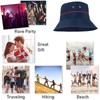 IHAUIUE Waterproof Hiking Bucket Hat Quick Dry Outdoor Fishing Cap