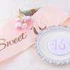 Sweet 16 Sash for Girls Happy 16th Birthday Badge 16