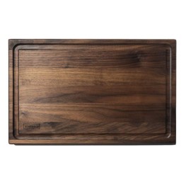 Premium Walnut Wood Cutting Board - Large Butcher Block for Kitchen | Reversible with Juice Groove | Ideal Home & Kitchen Gift - 14 x 10 inches