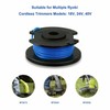 AMSAMOTION 6 Pack String Trimmer Replacement Spool Line 0.065" 18-Volt