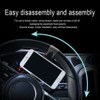 HAOBO Car Phone Holder - Adjustable Car Cradle, Steering Wheel