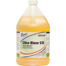 Nyco Products NL535-G4 Citra Blaze 535 Citrus and Alkaline Degreaser, 1-Gallon Bottle (Case of 4)