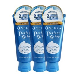 Senka 센카 퍼펙트 휩 페이셜 워시 클렌징폼 120ml(신형) 3개 /JJ몰