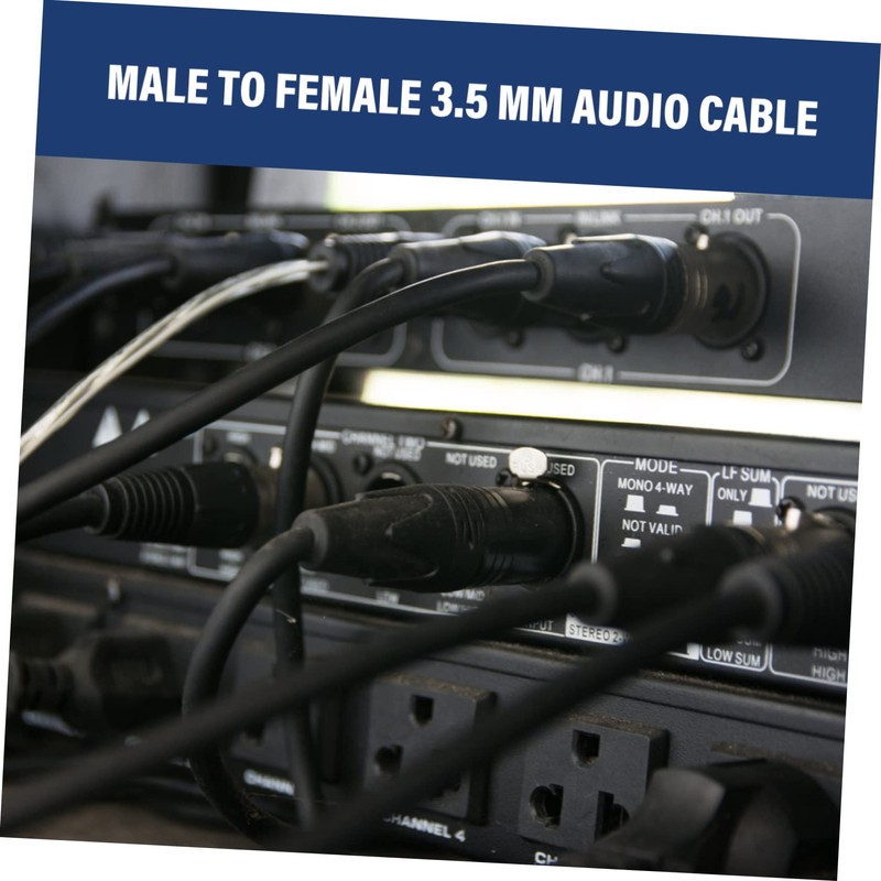 Gatuida 4pcs -Resistant 3.5mm Audio Cable Headphones Earphones Cable Extender
