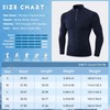Tesuwel Mens Thermal Shirts Long Sleeve 1/4 Zip Cycling Ski