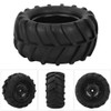 2pcs 85mm RC Rubber Wheel Tire Tyre for 1/16 Remote