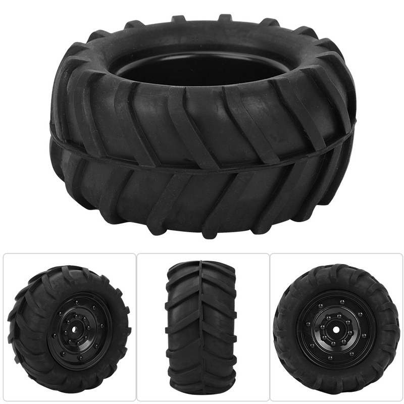 2pcs 85mm RC Rubber Wheel Tire Tyre for 1/16 Remote