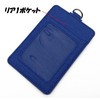 FUJISKY Commuter Pass Holder, Pass Case, blue