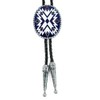 AW-Collection Bolo Tie Western Tie Indian Ornament Leather Cord Adjustable
