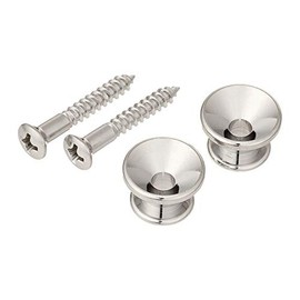 SCUD Strap Pin Fender Style 2pcs Set with Screws Nickel EP-2N