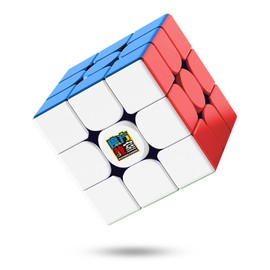 CFMOUR Magnetic Speed Cube 3x3 - Moyu RS3M Stickerless Cubes with Stand, 48 Magnets - Super Fast Problem-Solving Brain Teaser Puzzle Toy for Kids & Adults