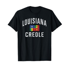 Louisiana Creole Flag Vintage T-Shirt