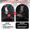 JSCARLIFE Seat Belt Buckle Holder 2 Pack, Universal Silicone Rear