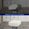 PureFit Super Stretch Form Fit Square Ottoman Cover Rectangle -