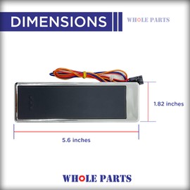 Whole Parts Refrigerator Dispenser Actuator Pad (Gray Color) Part# W10353848 - Replacement & Compatible with Some Kitchen Aid, Jenn Air, Maytag and Whirlpool Refrigerators