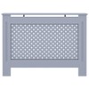 vidaXL Radiator Cover Anthracite 44.1"x17.5"x31.9" MDF