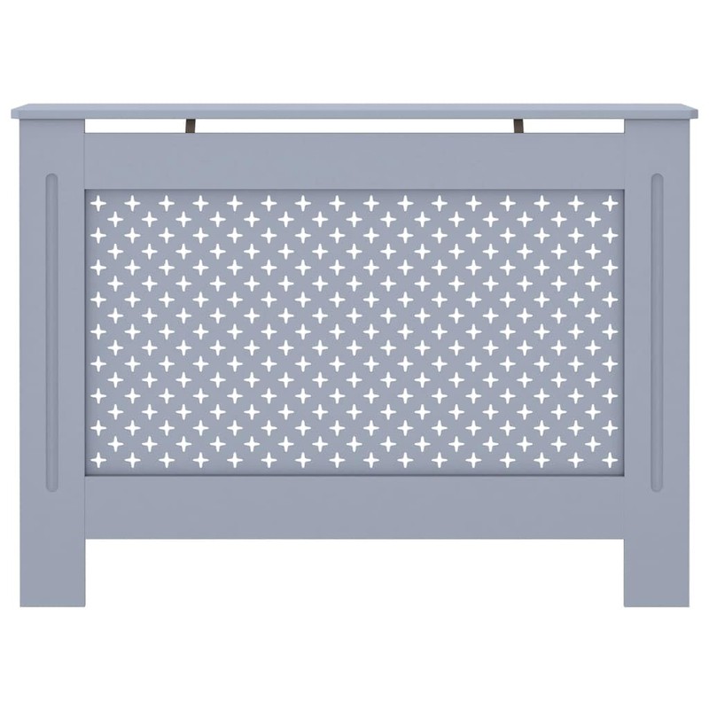 vidaXL Radiator Cover Anthracite 44.1"x17.5"x31.9" MDF