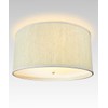Moderne Flush Mount Conversion Kit 18" w Textured Oatmeal Shallow