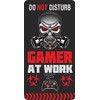 DO NOT DISTURB GAMER AT WORK BIOHAZARD SKULL - Sticker