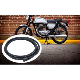 AloneGoer 1/8" Fuel Line Hose 6 Feet 3.5mm Gas Line with 20pcs Clamps For 95001-35003-60M Lawn Mowers Tractors Bike Scooter ATV Golf Cart Motorcycle Snow Blowers Generator