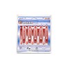 Gouriki Industry E-Clip, Medium, Clear Red, 10 Pieces