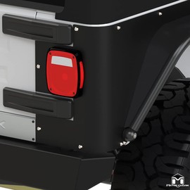 Metalcloak Molded LED Replacement Tail Light Kit, Compatible with Jeep CJ, YJ, TJ, LJ, Best LED System for Your Vehicle, Truly Custom Upgrade, Molded ASA Led Housing, and Easy to Install