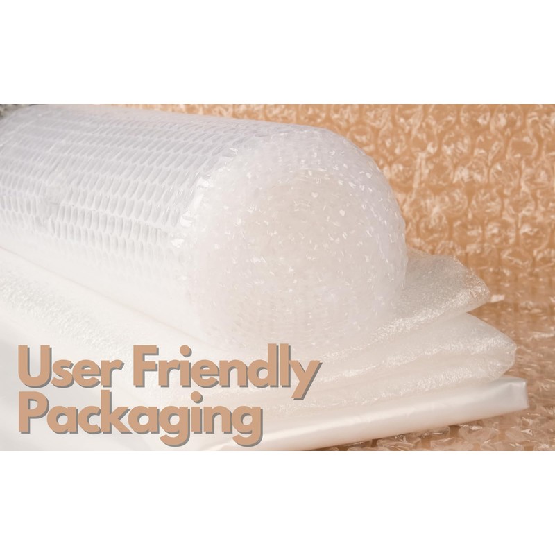 W.E. Roberts Premium Large Bubble Wrap 500MM Wide Recycled Roll