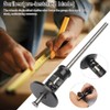 Woodworking Marking Gauge, Micro Adjustable Wheel Woodworking Scriber Fine DIY