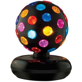 Lava® Disco Ball 6 Inch 40 Colored Disc (Black) [New ] Decor, Lamp