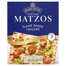 Rakusen's Of Yorkshire Matzos Flame Baked Cracker 200g