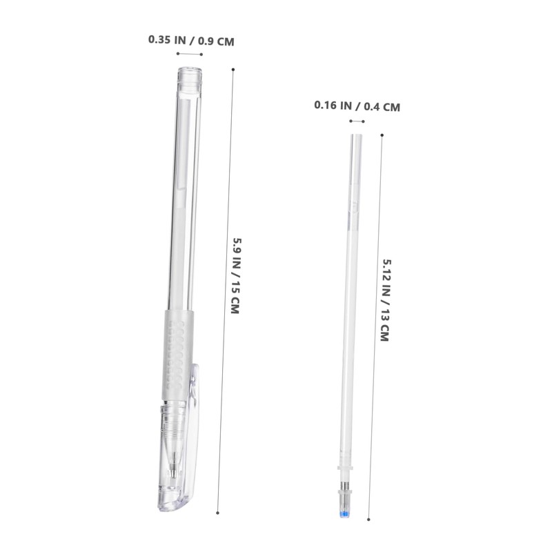 FOMIYES Microblading Pen Set Tattoo Eyebrow Pencil 3 Refills 1mm