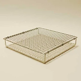 [Round Criss Cross Chain Link] Ceramic Roasting Large