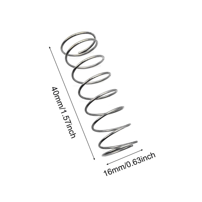 RecDec 10 Pack Flush Toilet Button Spring Replacement Compression Returning