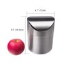 Cuisinox in-Home Stainless Steel Countertop Compost Bin, 4.7" x 6.6"