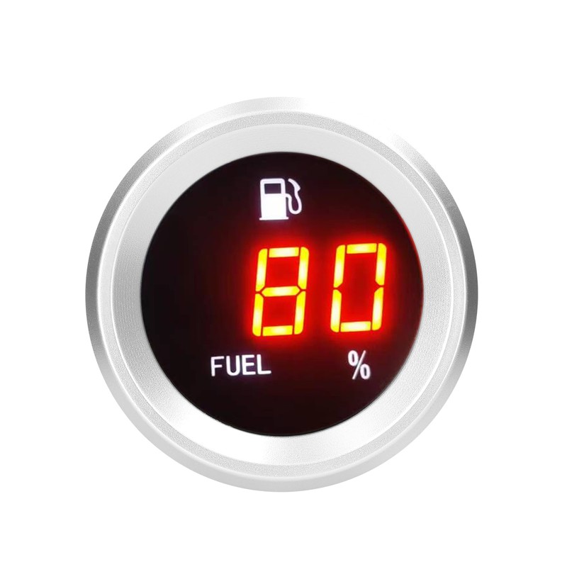Digital Fuel Level Gauge with Flashing Alarm Car Fuel Level