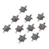 diyhub 20Pcs Turtle Connector Charms, Zinc Alloy Double Loops Charms