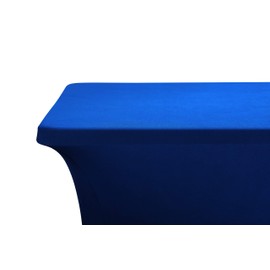 LZY Spandex Fitted Stretch Table Cover for 6 ft or 4ft or 8ft Folding Table, Rectangular Cocktail Tablecloth, Perfect for Party or Banquet
