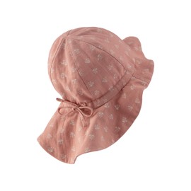 Sterntaler Girls' Children's Printed Flower Sun Hat, Matt Pink, 51