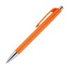 Caran Dache Ballpoint Pen, orange, with SwissRide blue medium cartridge