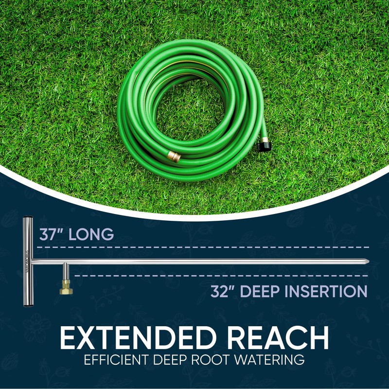Varomorus Stainless Steel Deep Root Feeder for Tree Watering Spike