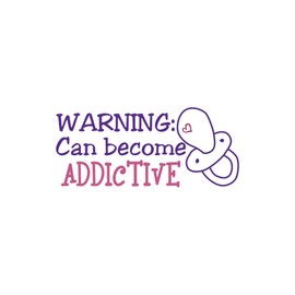 CafePress Warning: Can Become Addictive Memory Keepsake Jewelry Box, 5"x5"x3.75"