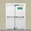 pubblimania Emergency Exit PVC Heavy Duty Outdoor Indoor Exit (29