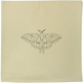 Azeeda 40cm x 40cm 'Luna Moth' Canvas Cushion Cover (CV00040408)
