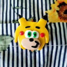 FillBar Toys Chris Chan Sonichu Custom Handmade Polymer Clay Pin - FillBar Toys