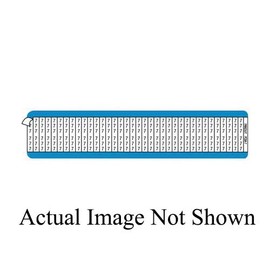 Panduit PCM-5 Pre-Printed Wire Marker Card, 1-1/2 in L Marker, 1/4 in W Marker, 5 Marker Legend, Vinyl Cloth