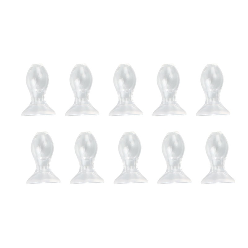 10pcs Hearing Amplifier Dome Silicone Ear Tip Earplug Replacement Accessory