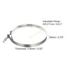 PATIKIL T-Bolt Hose Clamps with Spring, 4 Pack 304 Stainless