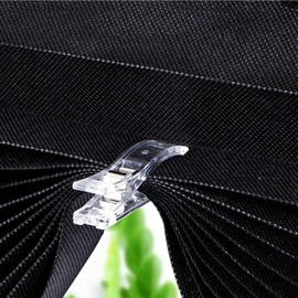 8 Clips for Pleated Paper Blinds Shades, Clear Plastic Blinds Clips for Window Temporary Window Blinds Shades Clips that hold Curtains